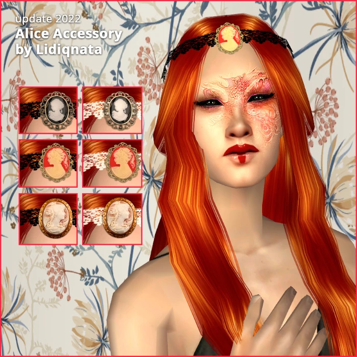 Alice accessory by lidiqnata for sims 2