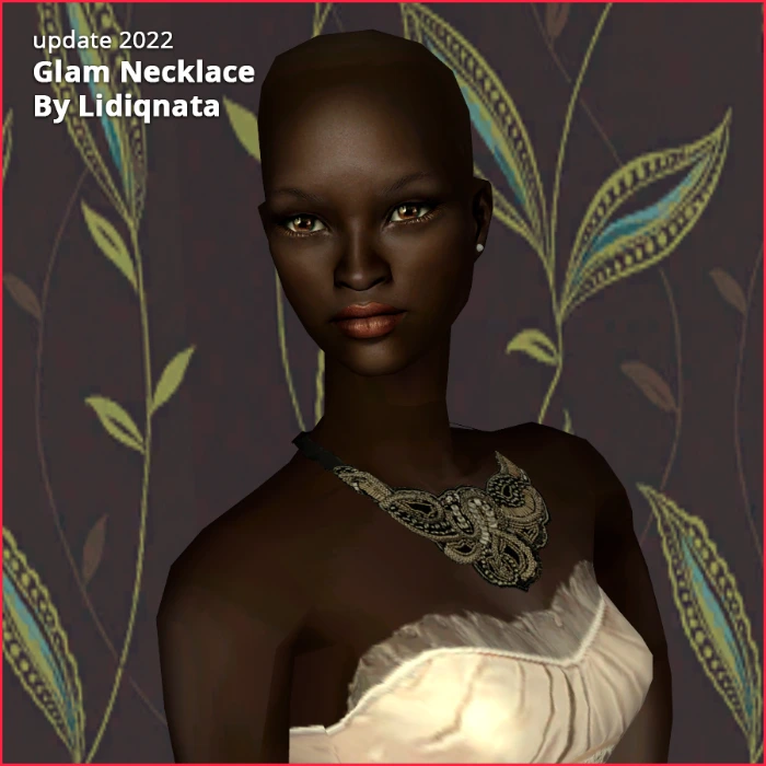 Glam necklace 1 accessory tf-ef glam necklace 1 by lidiqnata for sims 2