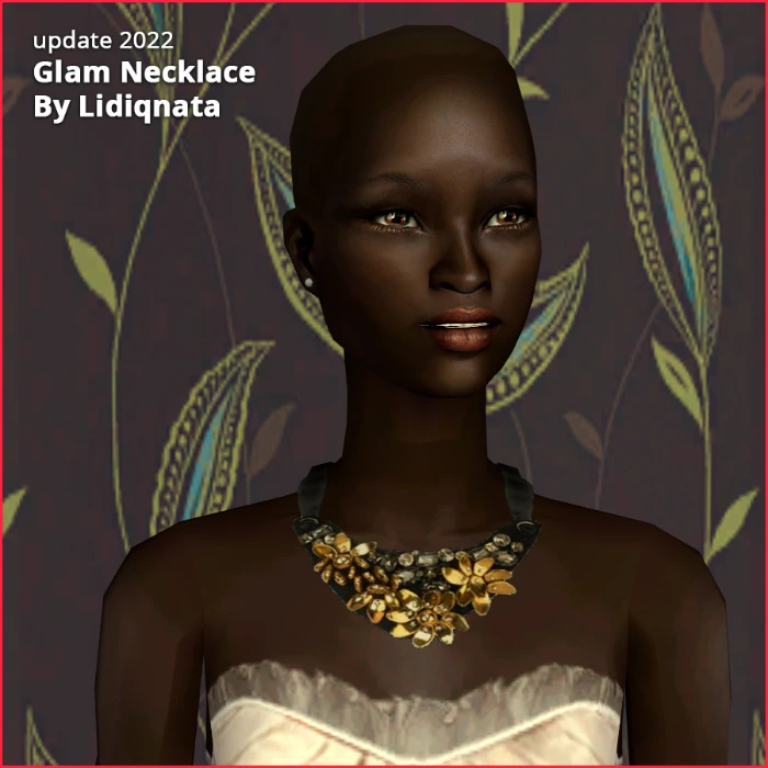 Glam necklace 2 accessory tf-ef glam necklace 2 by lidiqnata for sims 2