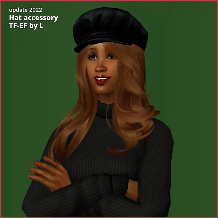 Hat accessory tf-ef hat accessory by lidiqnata for sims 2