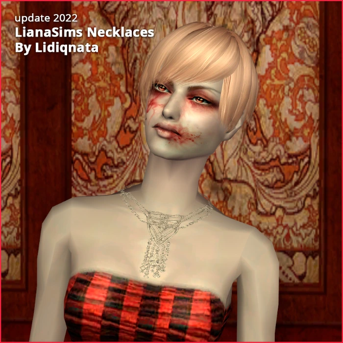 Liana Sims necklace 2 by lidiqnata for sims 2