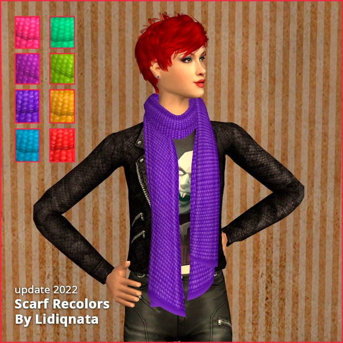 scarves peggy by lidiqnata for sims 2