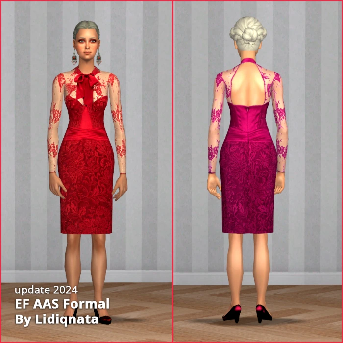 formal elder female by lidiqnata for sims 2