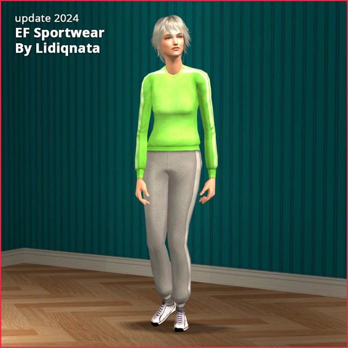 sport elder female by lidiqnata for sims 2