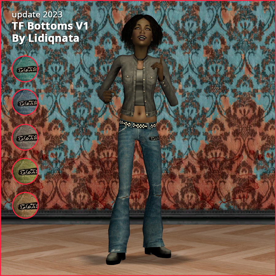 bottoms teen female clothing by lidiqnata for sims 2