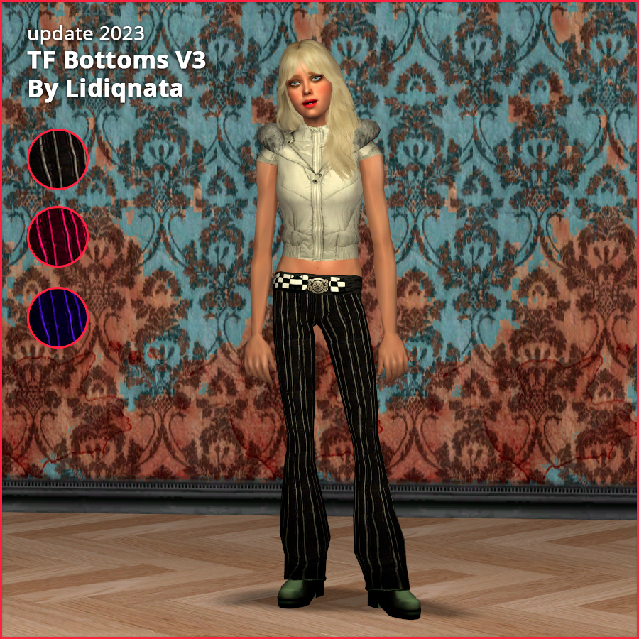 bottoms teen female clothing by lidiqnata for sims 2