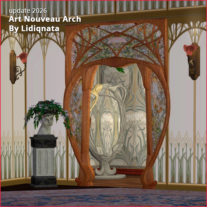 ert nouveau arch by lidiqnata for sims 2