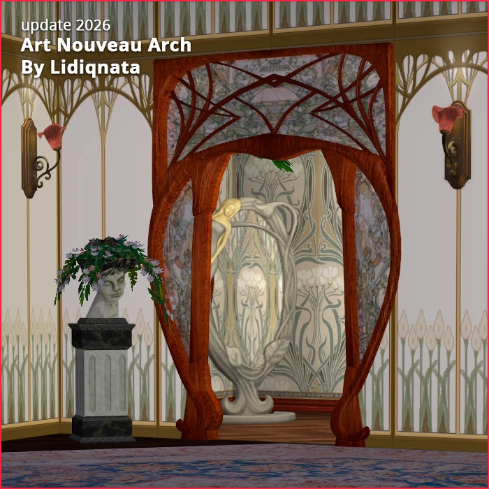ert nouveau arch by lidiqnata for sims 2