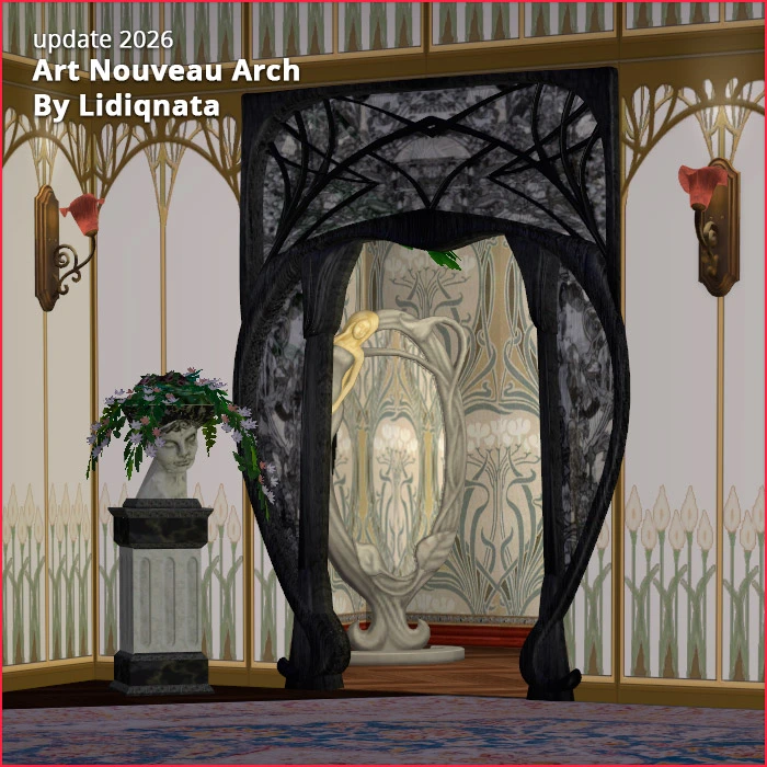 ert nouveau arch by lidiqnata for sims 2