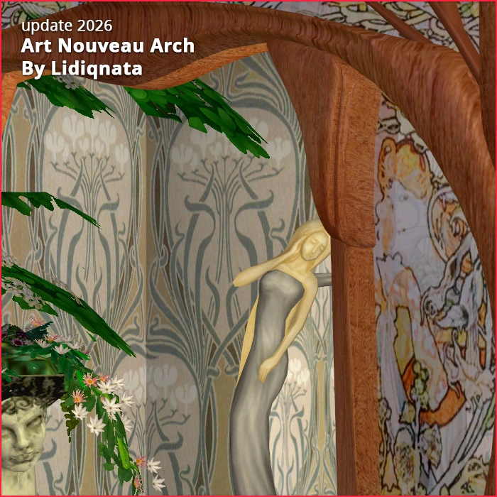 ert nouveau arch by lidiqnata for sims 2
