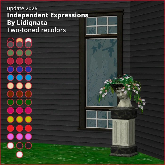 maxis recolor independent expressions by lidiqnata for sims 2