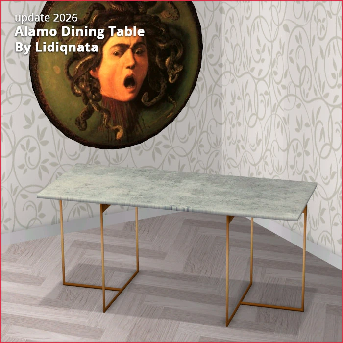 alamo mesh table by lidiqnata for sims 2
