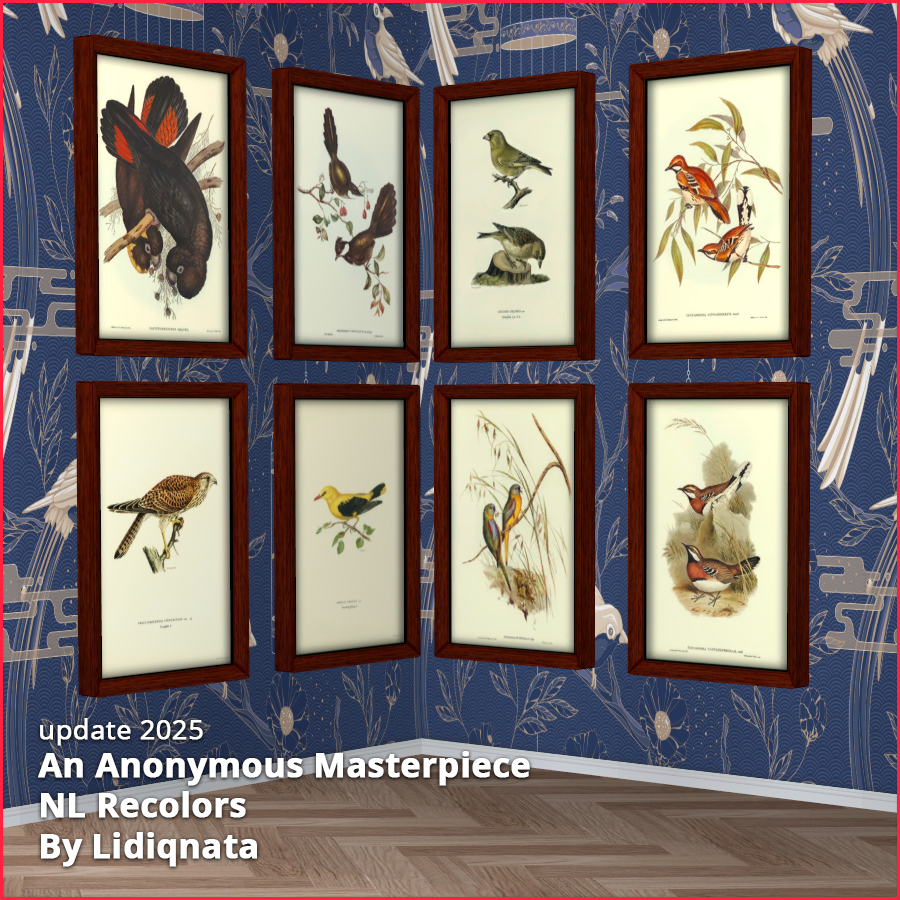 a anonymous masterpiece nightlife painting recolor by Lidiqnata for the sims 2