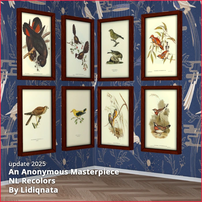 a anonymous masterpiece nightlife painting recolor by Lidiqnata for the sims 2