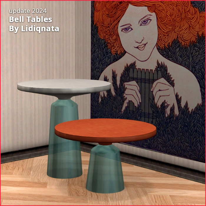 bell tables by Lidiqnata for the sims 2
