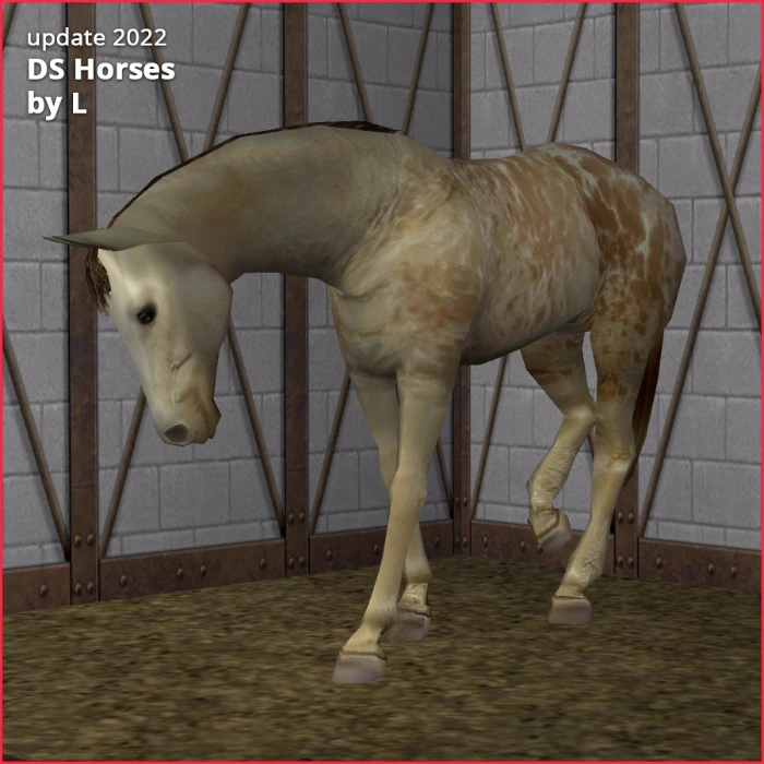 buckslin 02 horse recolor by lidiqnata for sims 2
