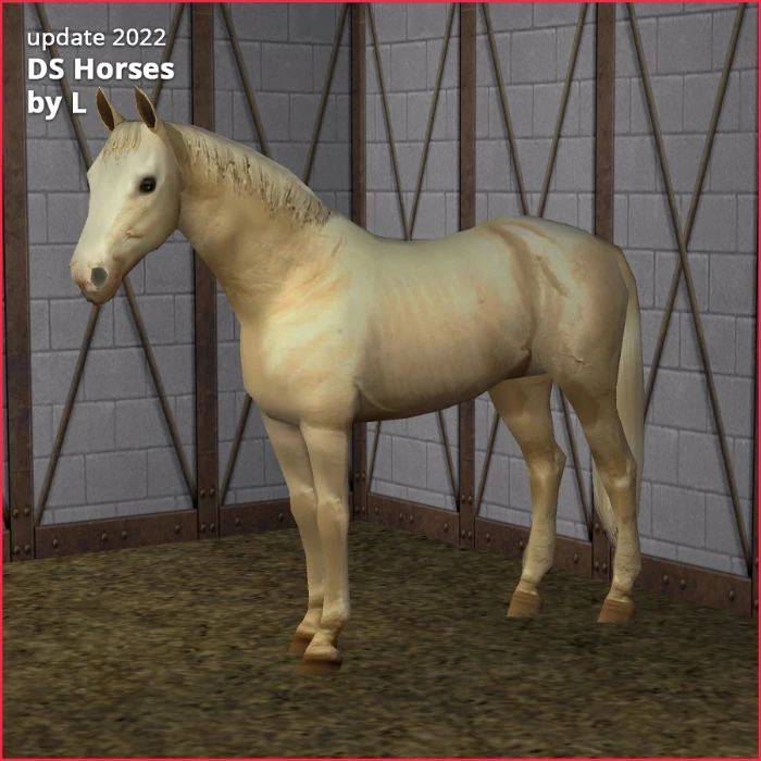palomino horse recolor by lidiqnata for sims 2