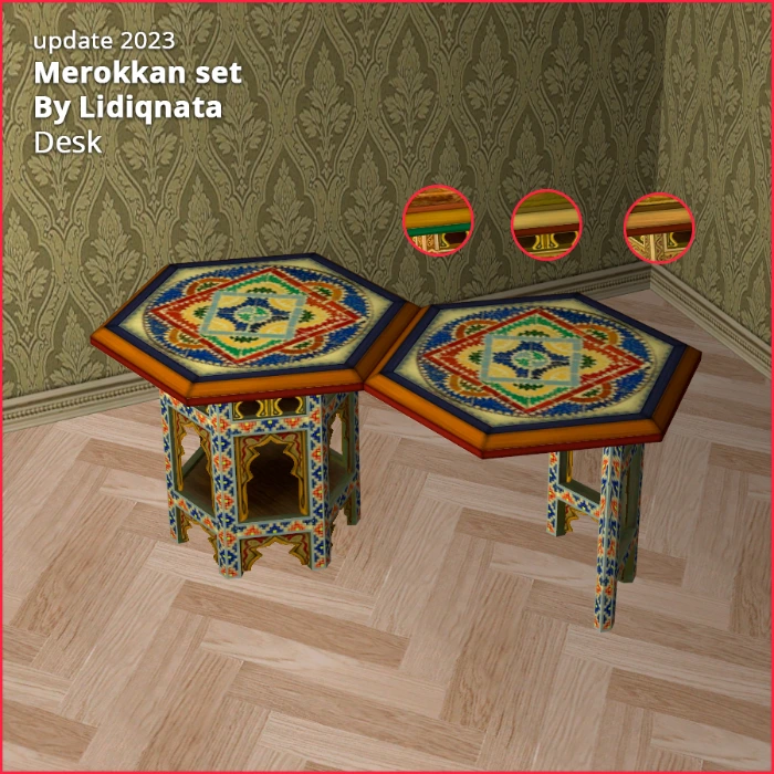 merokkan desk y Lidiqnata for the sims 2
