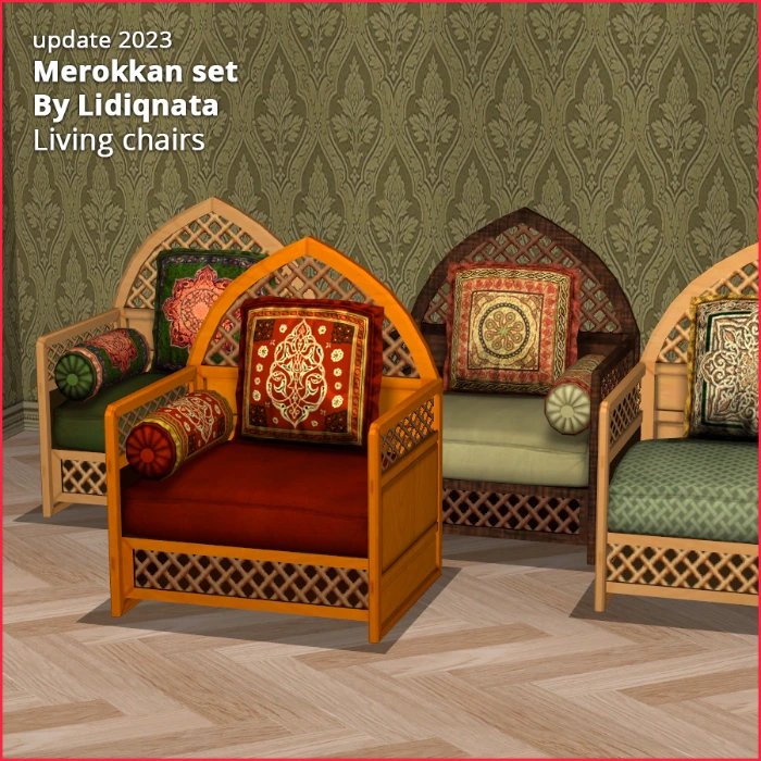 merokkan living chairs y Lidiqnata for the sims 2