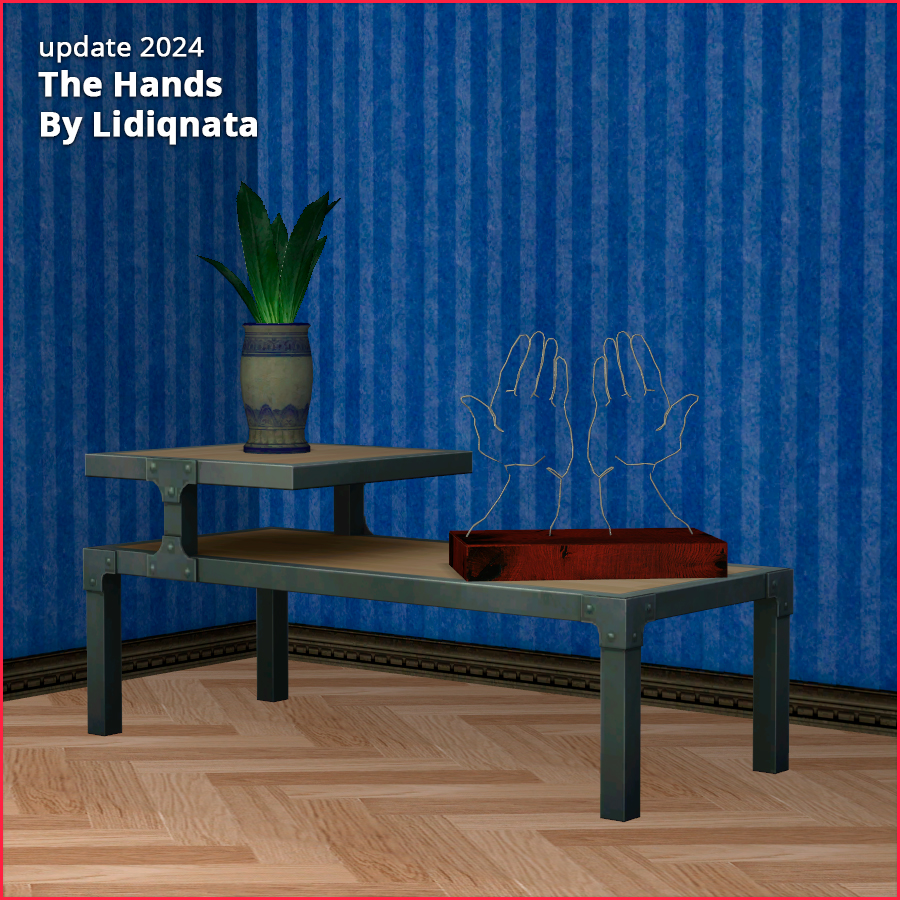 the hands sculpture by Lidiqnata for the sims 2