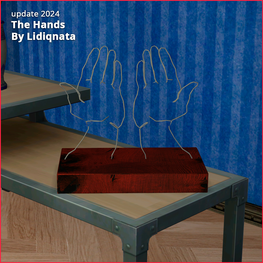 the hands sculpture by Lidiqnata for the sims 2