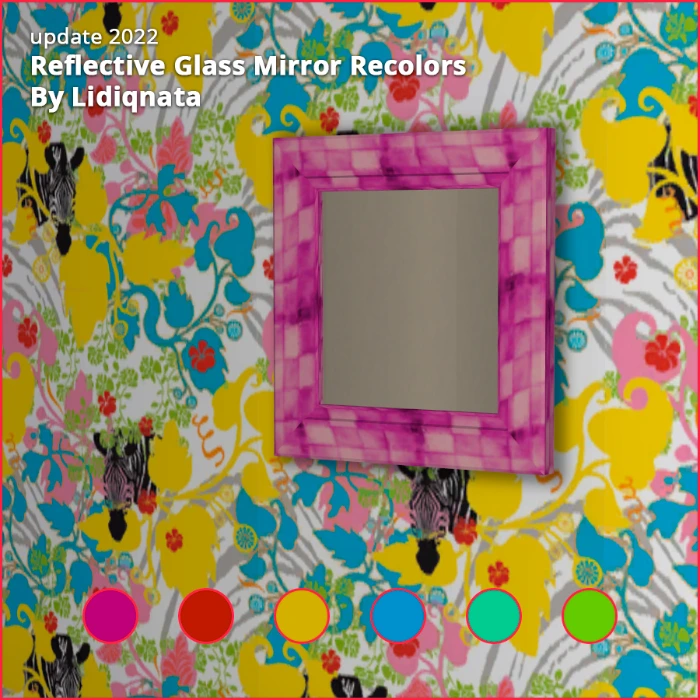 base game mirror recolor by lidiqnata for sims 2