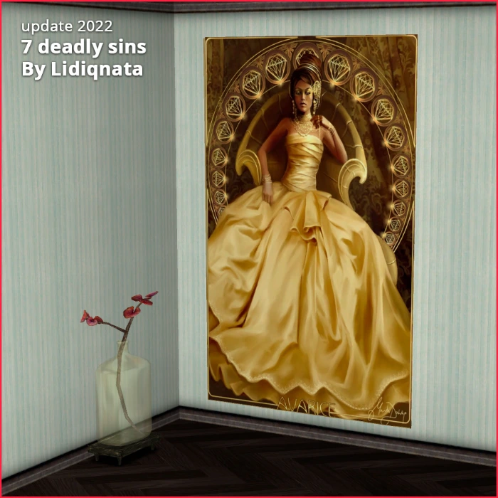 7 deadly sins avarice poster y Lidiqnata for the sims 2