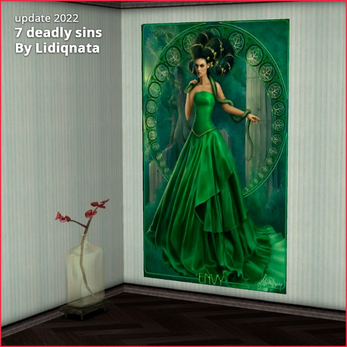 7 deadly sins envy poster y Lidiqnata for the sims 2