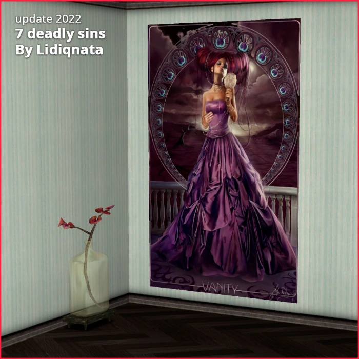 7 deadly sins vanity poster y Lidiqnata for the sims 2