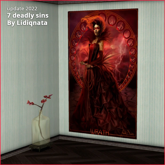 7 deadly sins wrath poster y Lidiqnata for the sims 2