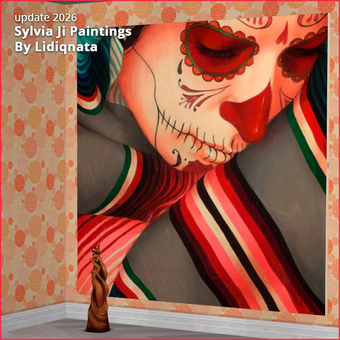 Sylvia Ji posters by lidiqnata for sims 2