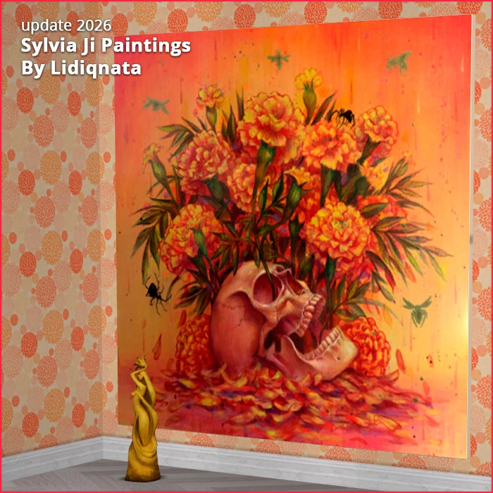 Sylvia Ji posters by lidiqnata for sims 2