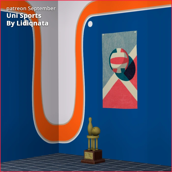 uni sport poster 1 by Lidiqnata for the sims 2