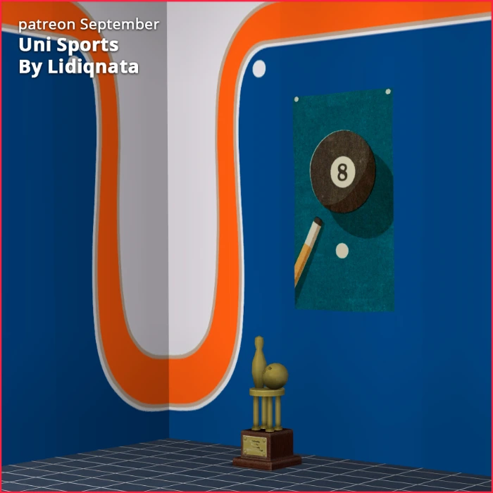 uni sport poster 3 by Lidiqnata for the sims 2