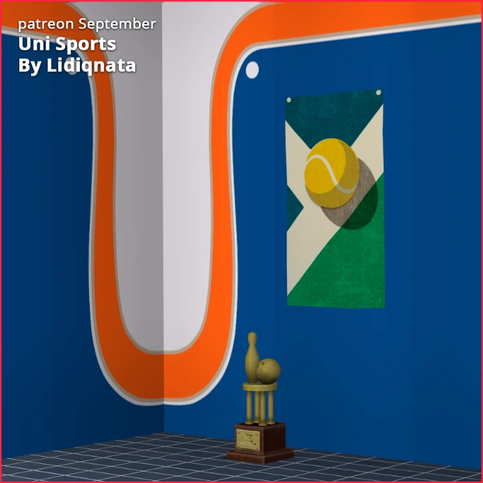 uni sport poster 4 by Lidiqnata for the sims 2