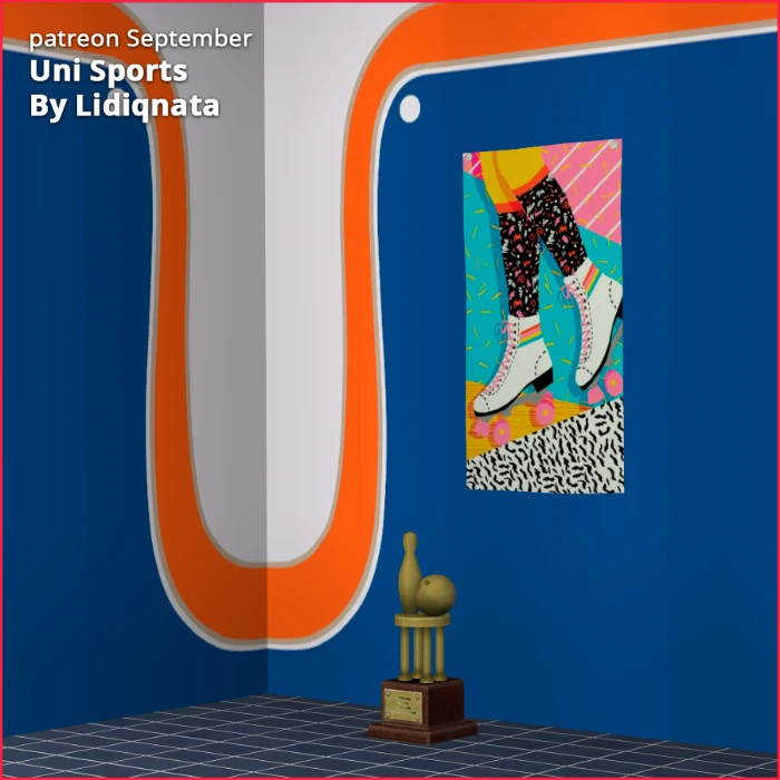 uni sport poster 6 by Lidiqnata for the sims 2