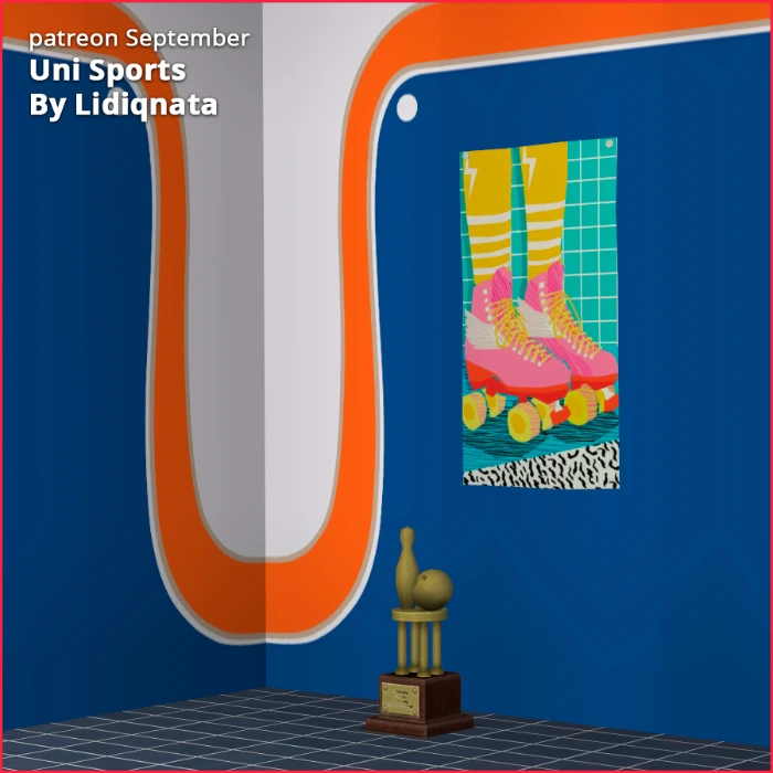 uni sport poster 7 by Lidiqnata for the sims 2