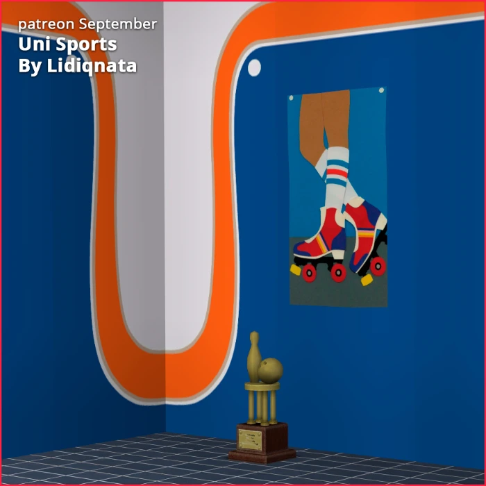 uni sport poster 8 by Lidiqnata for the sims 2
