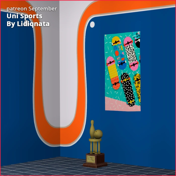 uni sport poster 9 by Lidiqnata for the sims 2