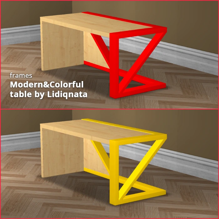 table mesh frames 02 by lidiqnata for sims 2