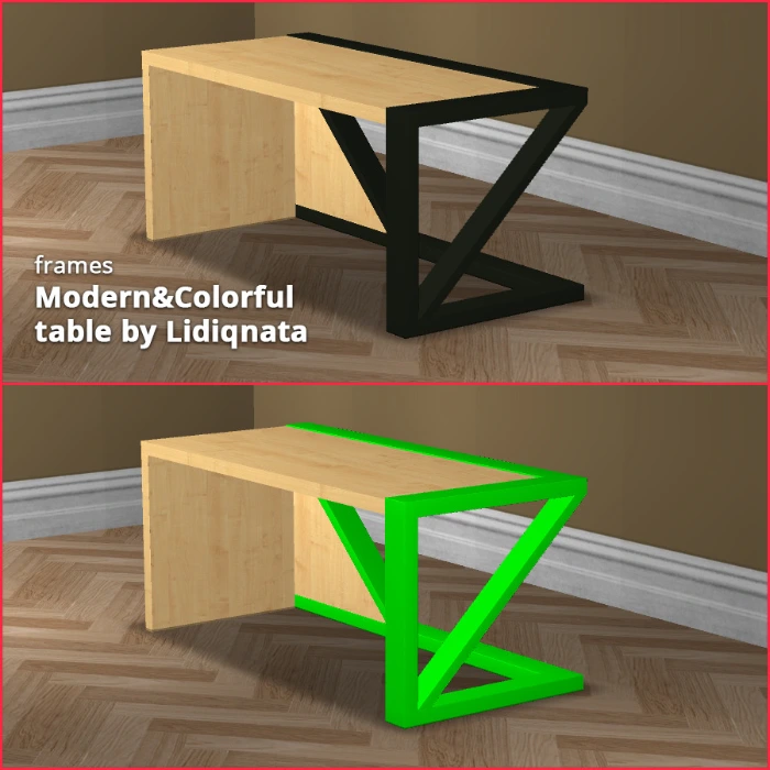 table mesh frames 03 by lidiqnata for sims 2