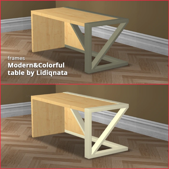 table mesh frames 04 by lidiqnata for sims 2