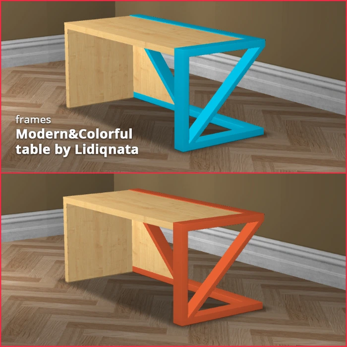 table mesh frames by lidiqnata for sims 2