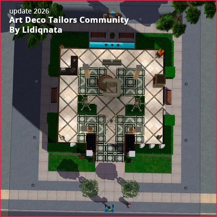 Commercial Lot - Art Deco Fashion community lot art deco tailors by lidiqnata
