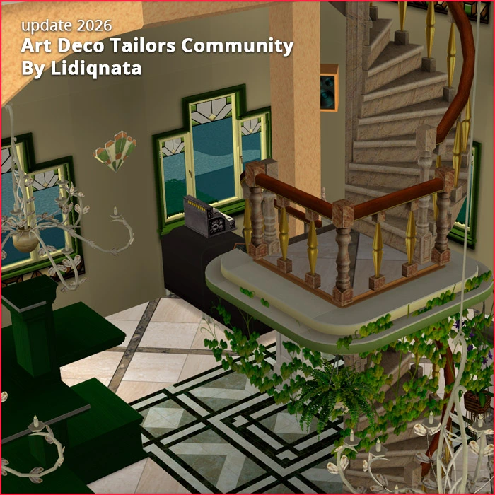 Commercial Lot - Art Deco Fashion community lot art deco tailors by lidiqnata