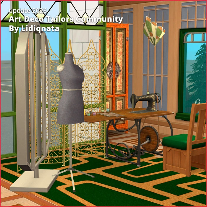 Commercial Lot - Art Deco Fashion community lot art deco tailors by lidiqnata