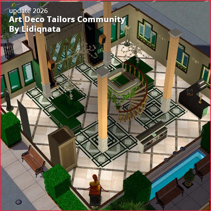 Commercial Lot - Art Deco Fashion community lot art deco tailors by lidiqnata
