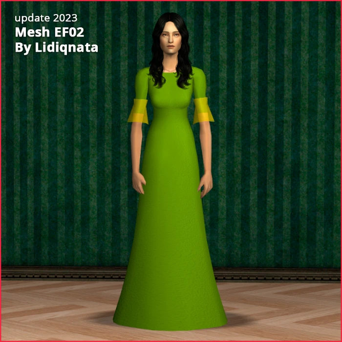 elder female mesh 02 by lidiqnata for sims 2
