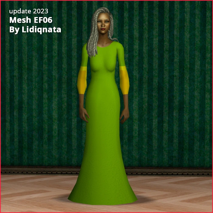 elder female mesh 06 by lidiqnata for sims 2