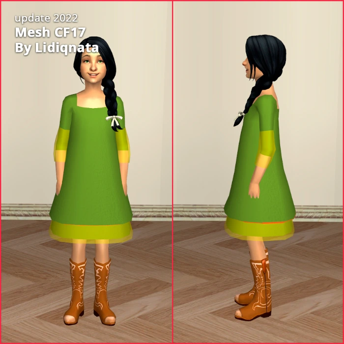 cf mesh 17 by lidiqnata for sims 2